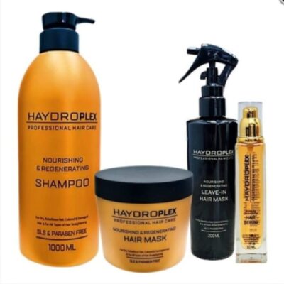 מארז 4 מוצרים זהב לשיקום שיער יבש ופגום- היידרופלקס